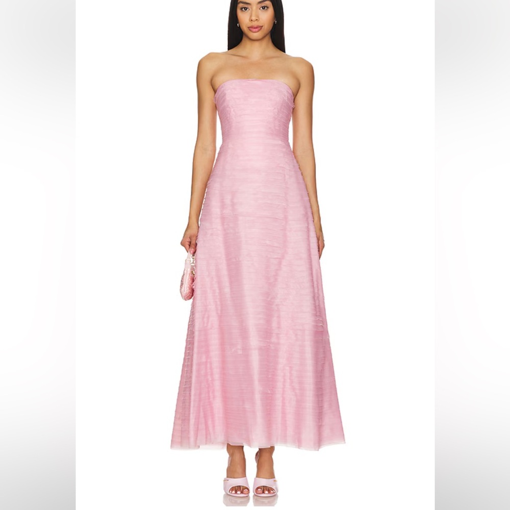 AJE soundscape maxi dress in pink (US 6, AUS 10)